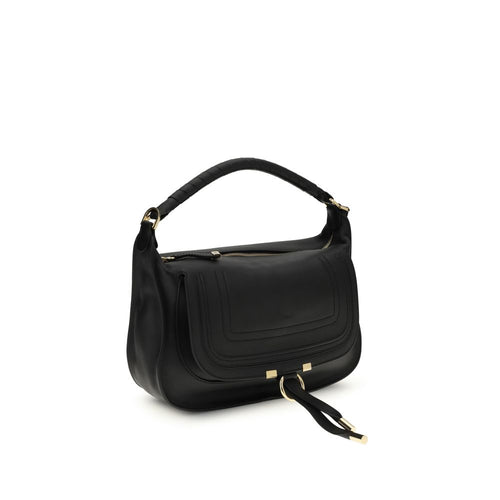 Chloé Black Calf Leather Bos Taurus Skulderveske