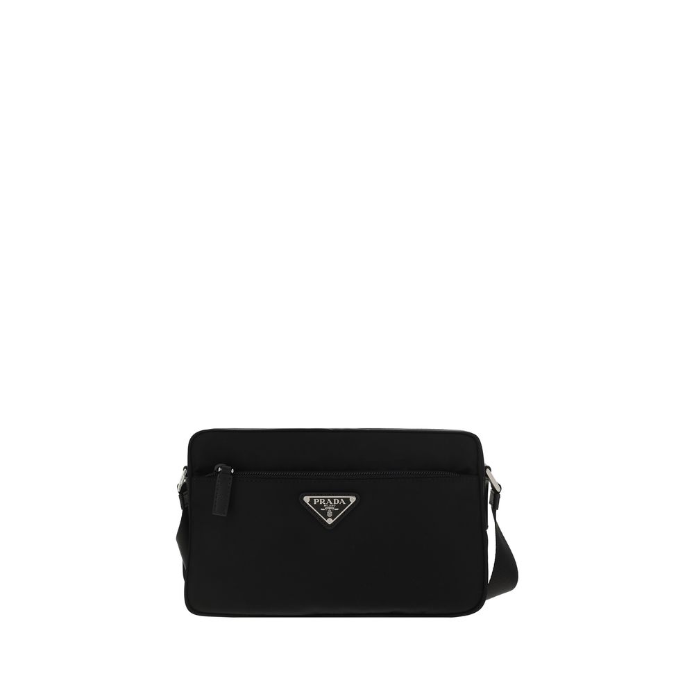 Prada Re-Nylon Crossbody Bag in Black Nylon