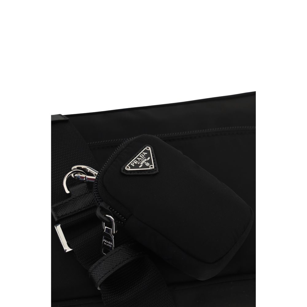 Prada Re-Nylon Crossbody Bag in Black Nylon – image 4