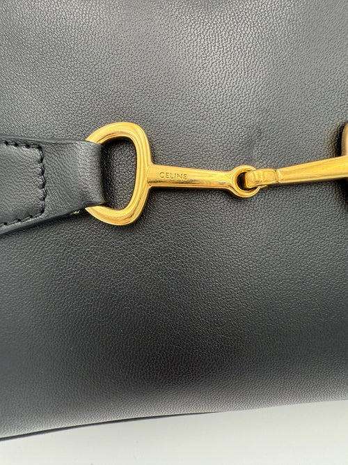 Celine CELINE CRECY Plain Black Handbag