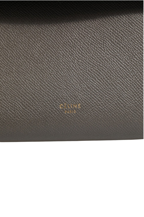 Celine Nano Belt Bag in Grained Calfskin Grey