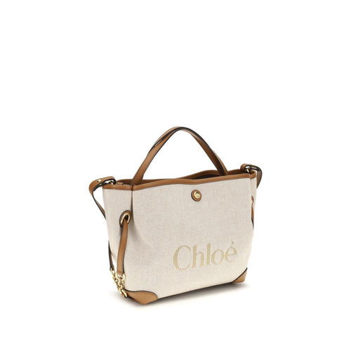 Chloé håndveske i beige stoff
