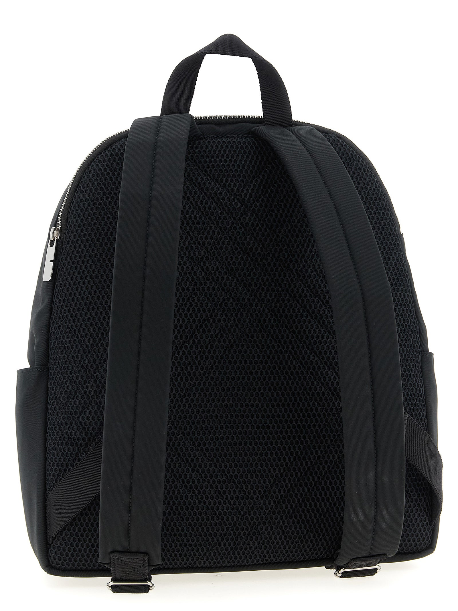 Black Polyester Backpack