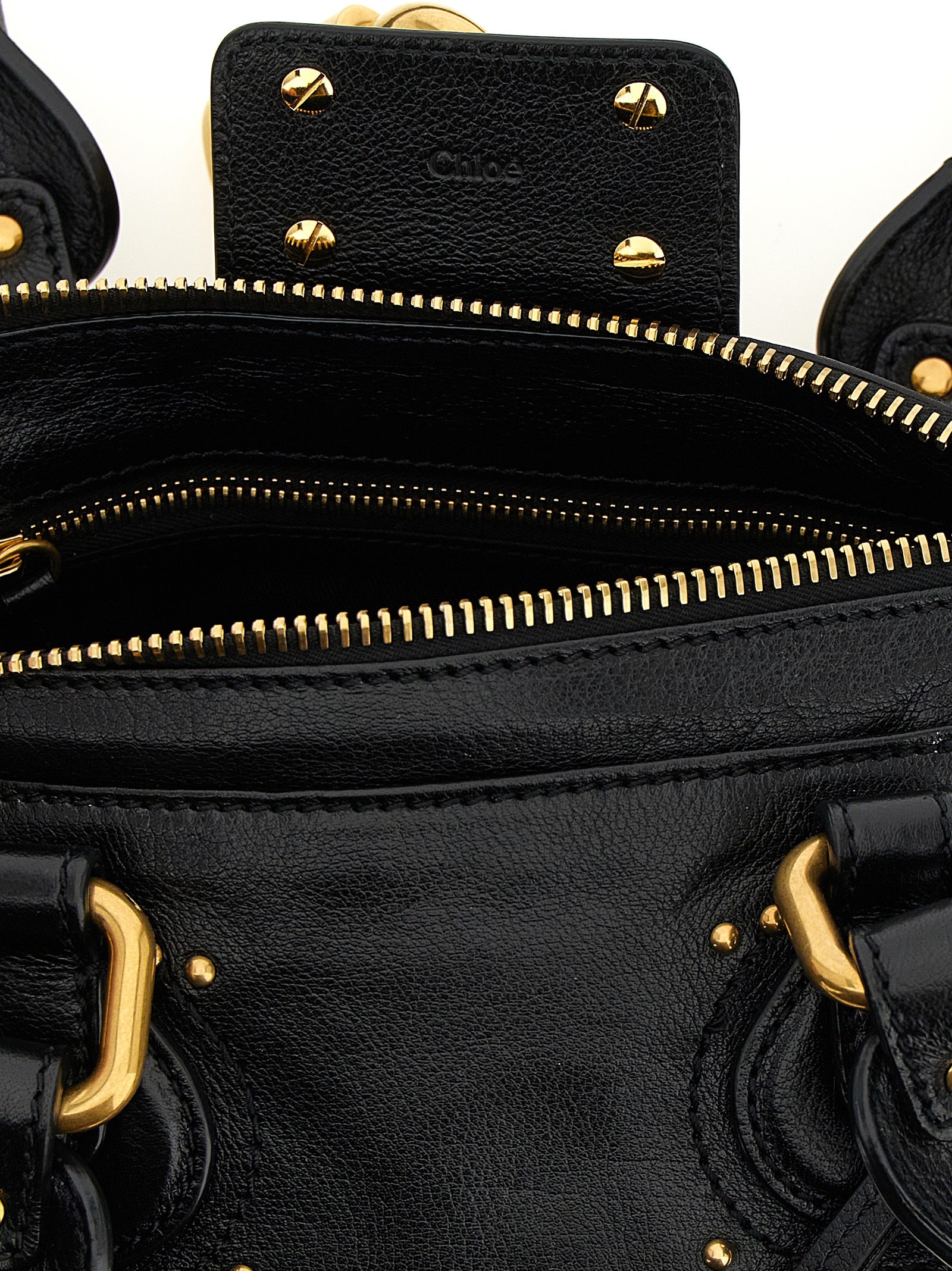 Black Buffalo Leather Handbag