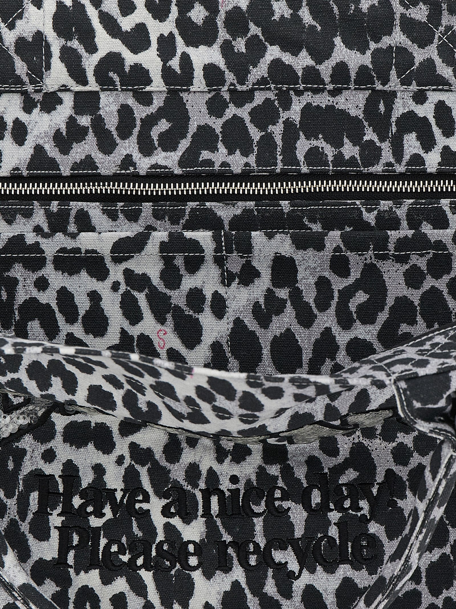 Gray Recycled Cotton Tote Bag