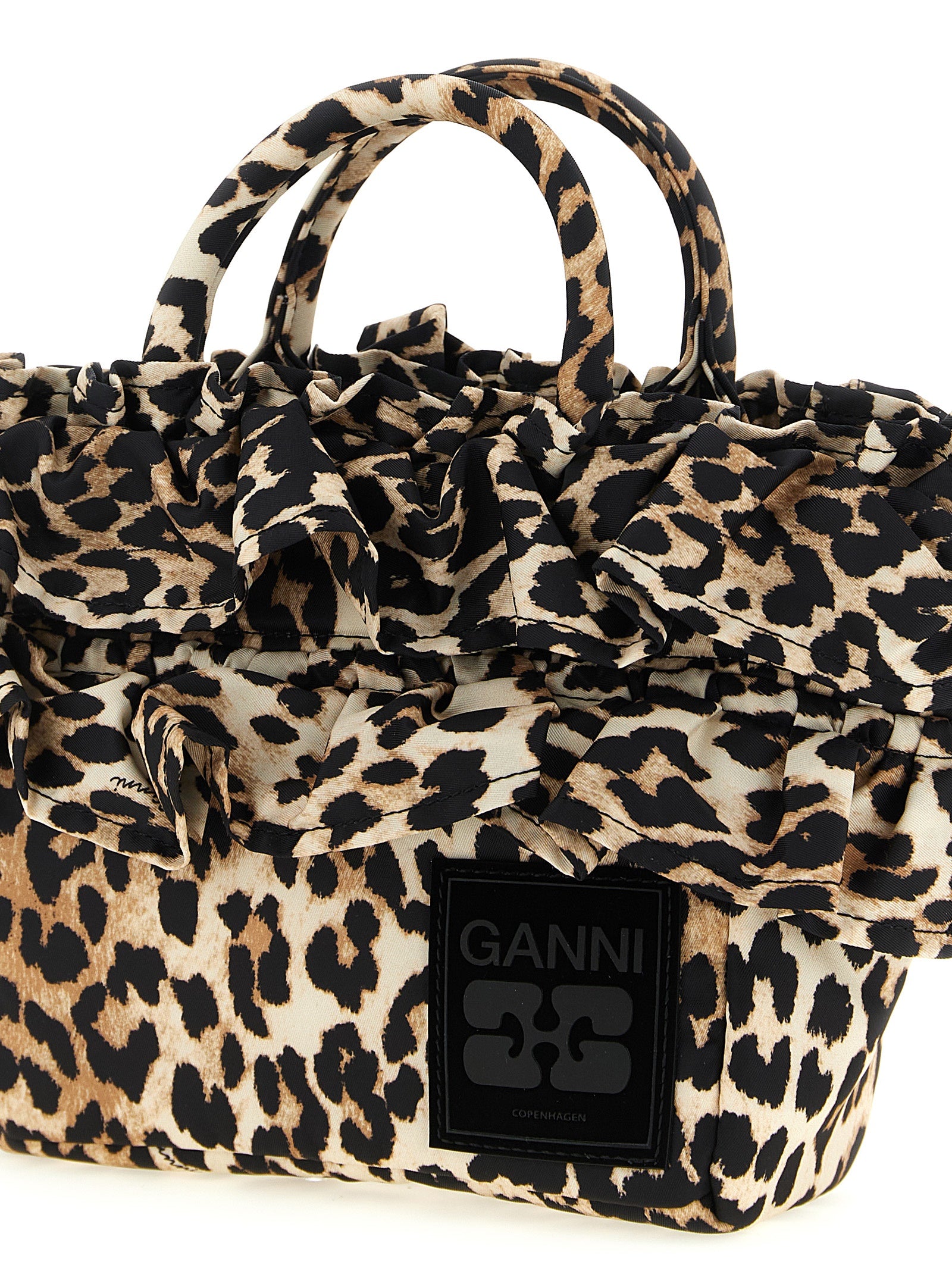 Brown Polyamide Handbag