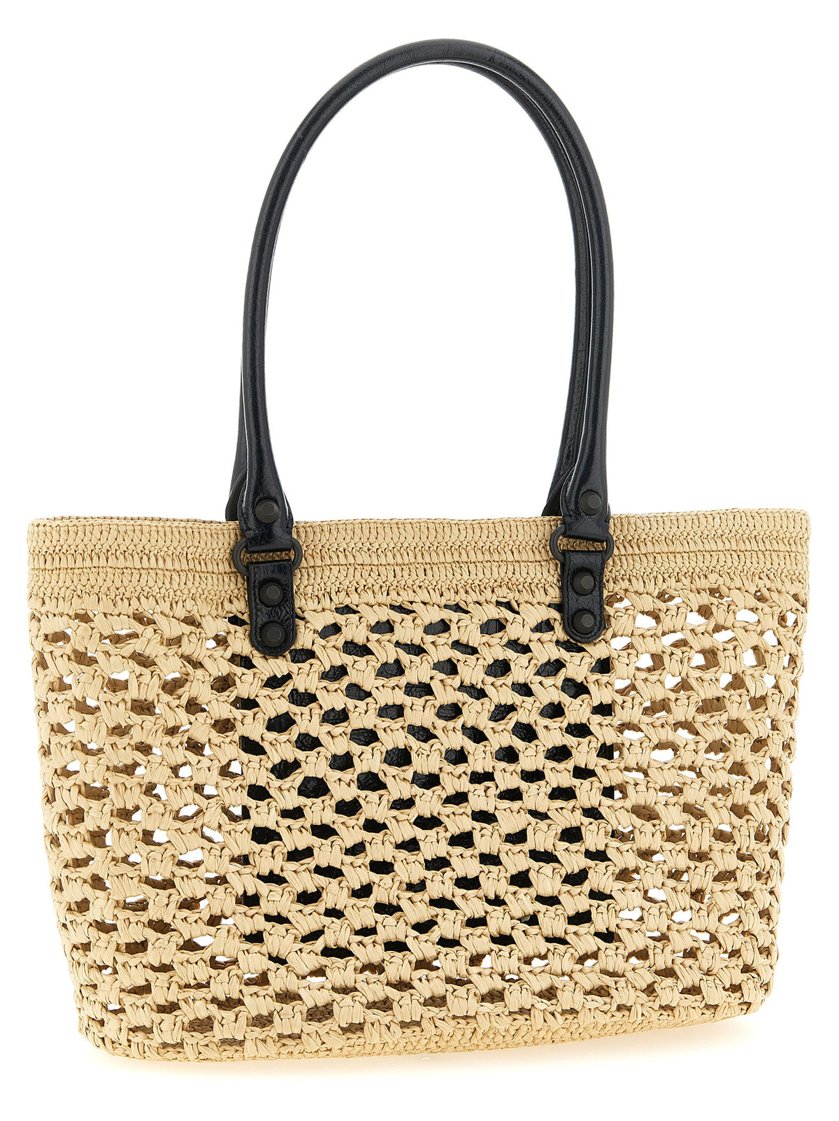 Balenciaga Le City Shoulder Bag in Beige Viscose and Lambskin – image 2