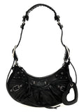 Balenciaga Le Cagole XS crossbody-veske i svart lammeskinn
