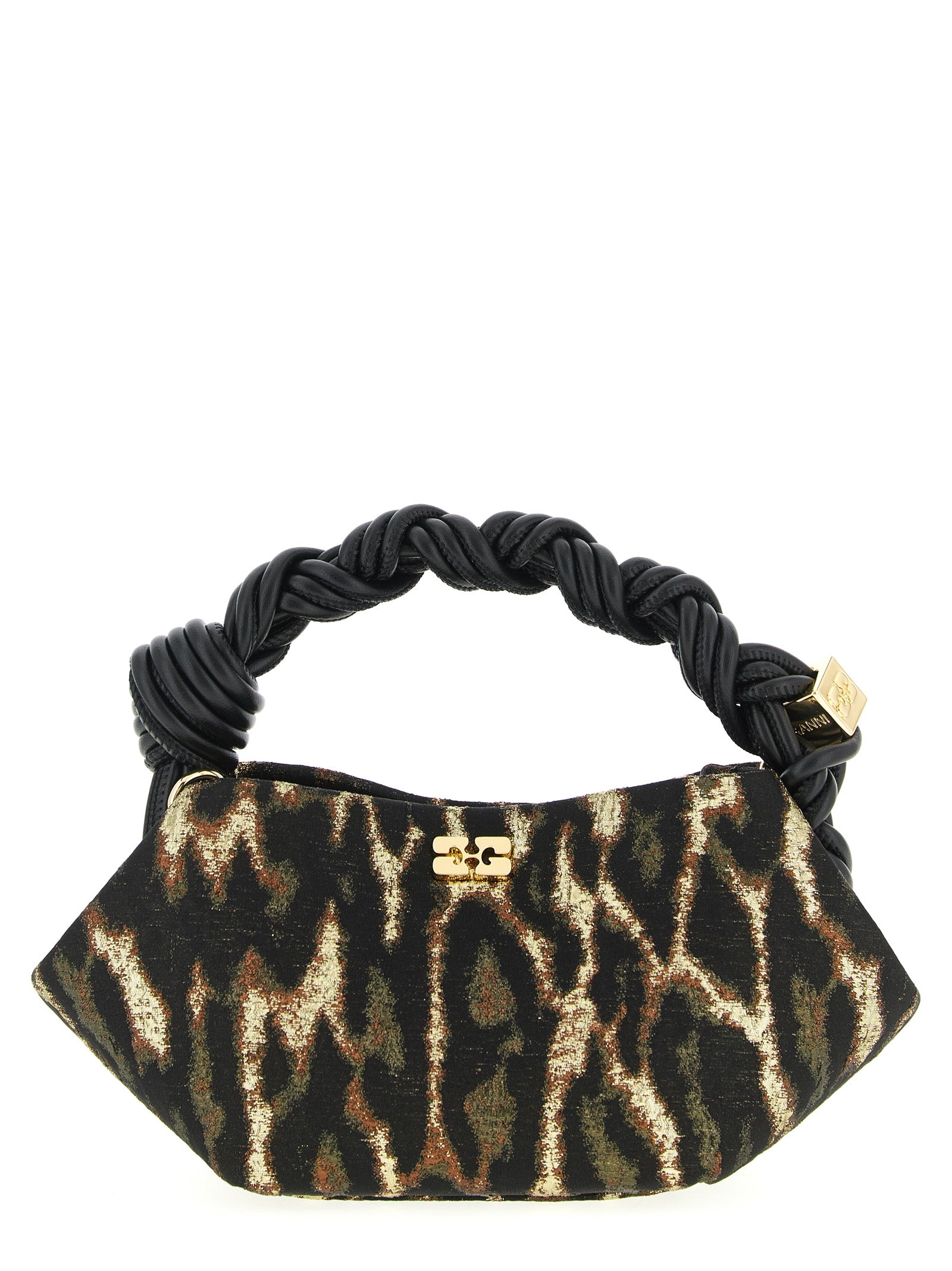 Brown Polyester Handbag