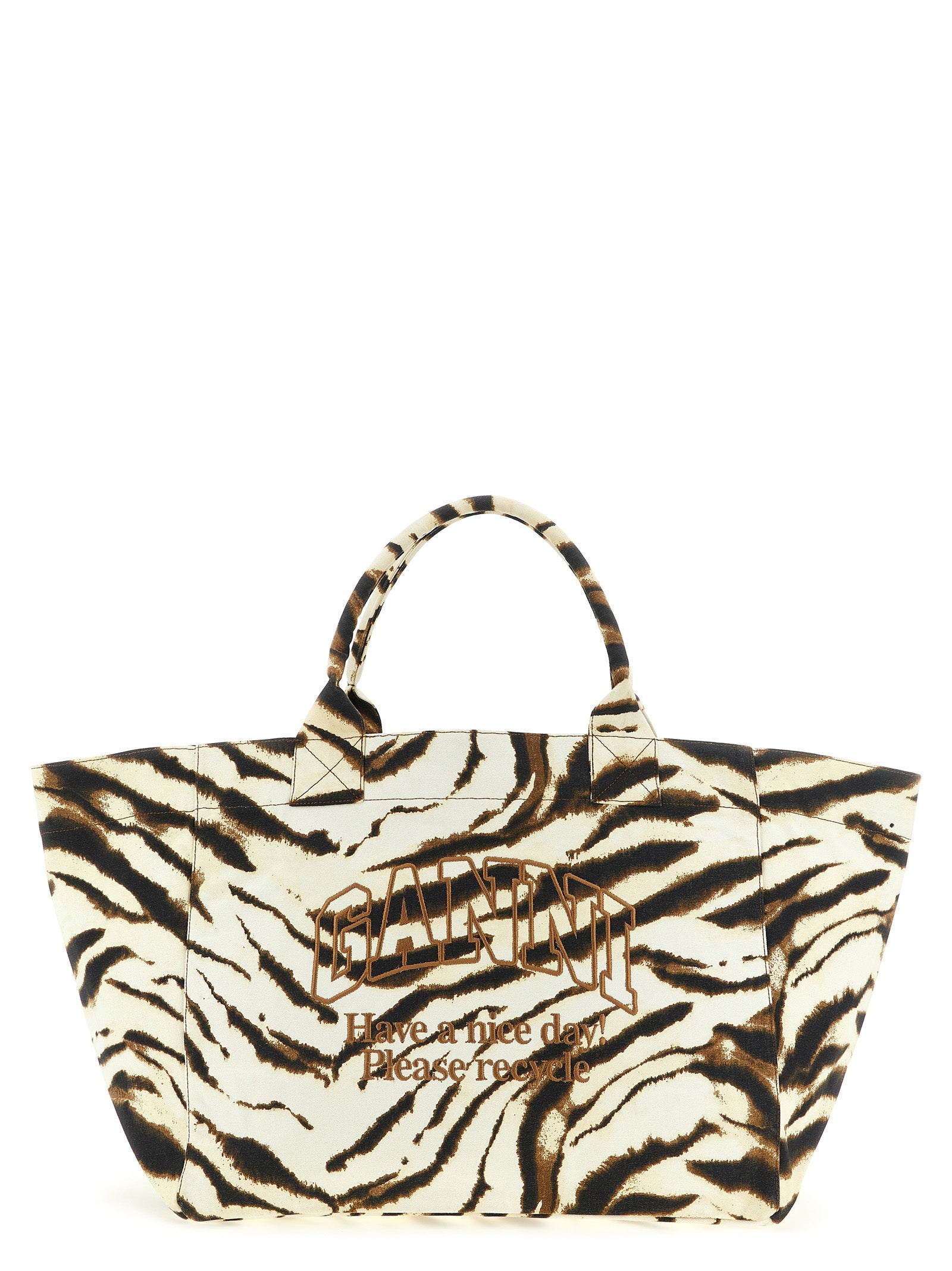 Beige Recycled Cotton Handbag