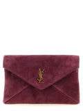 Saint Laurent Bordeaux Calfskin Crossbody Bag
