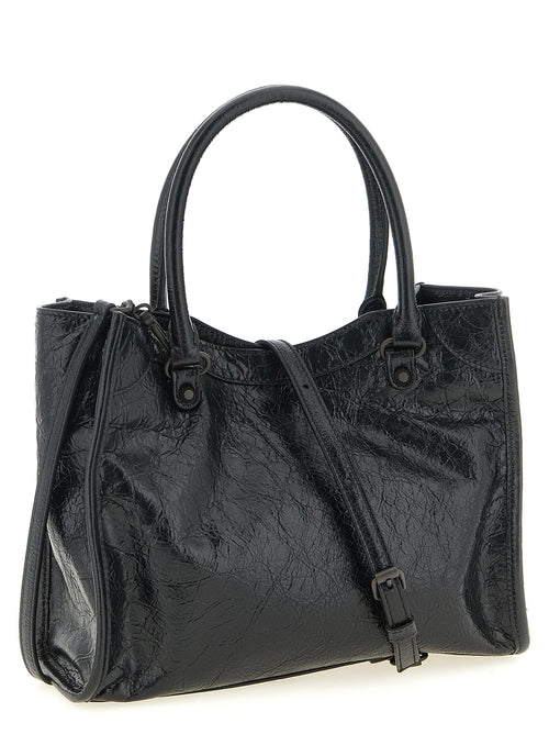 Balenciaga Black Lamb Leather Tote Bag