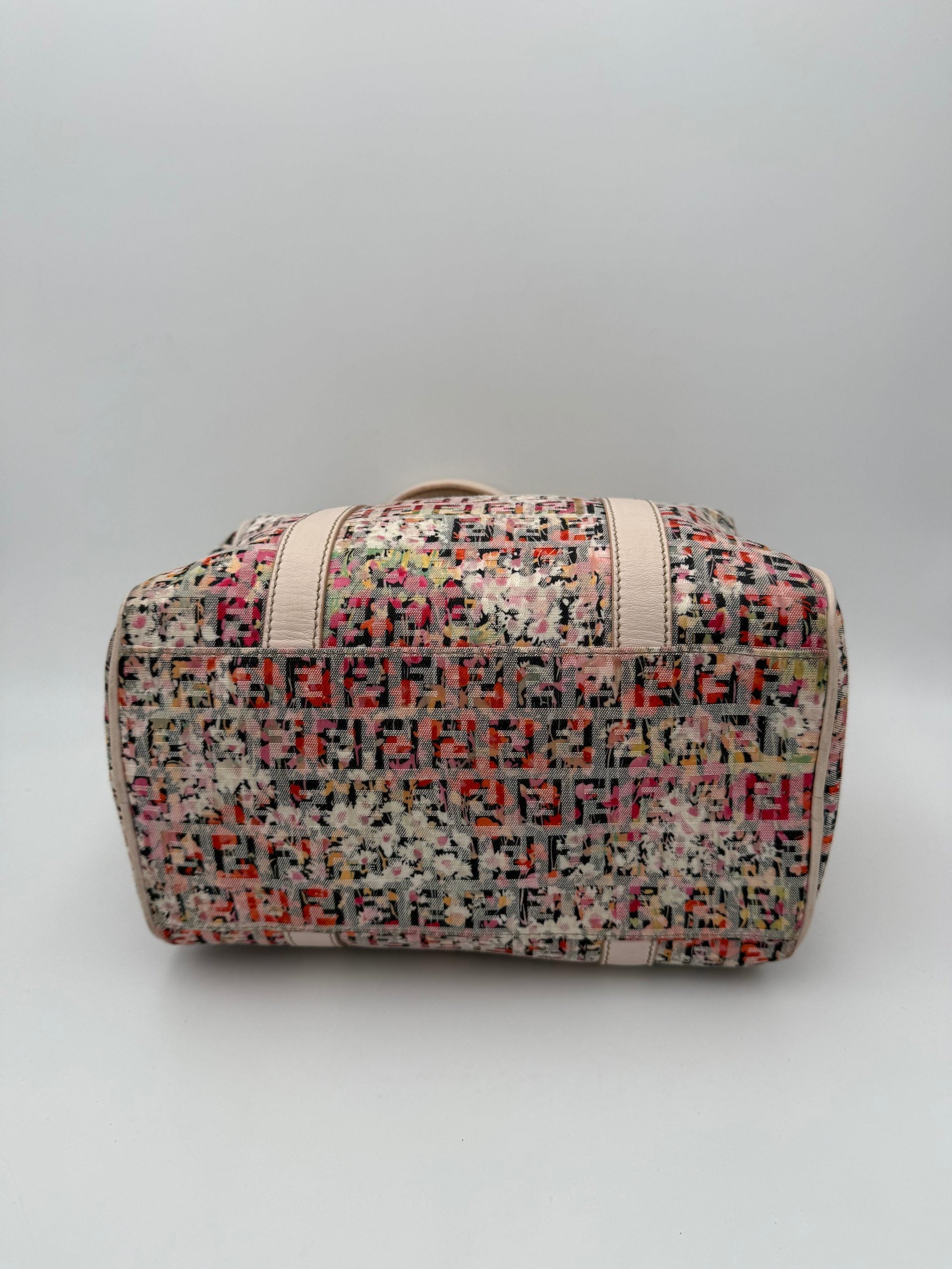 Fendi FENDI FF Canvas Flowers Handbag