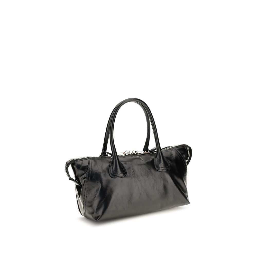 Miu Miu Top Handle Bag in Black Glossy Calf Leather – image 3