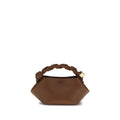 Ganni Brown Recycled Leather Handbag