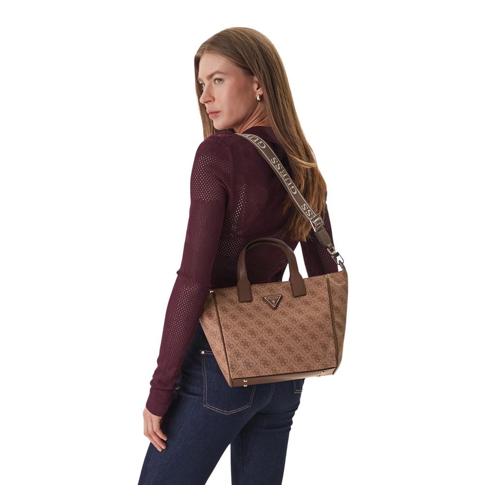 Guess Beige Polyethylene Handbag