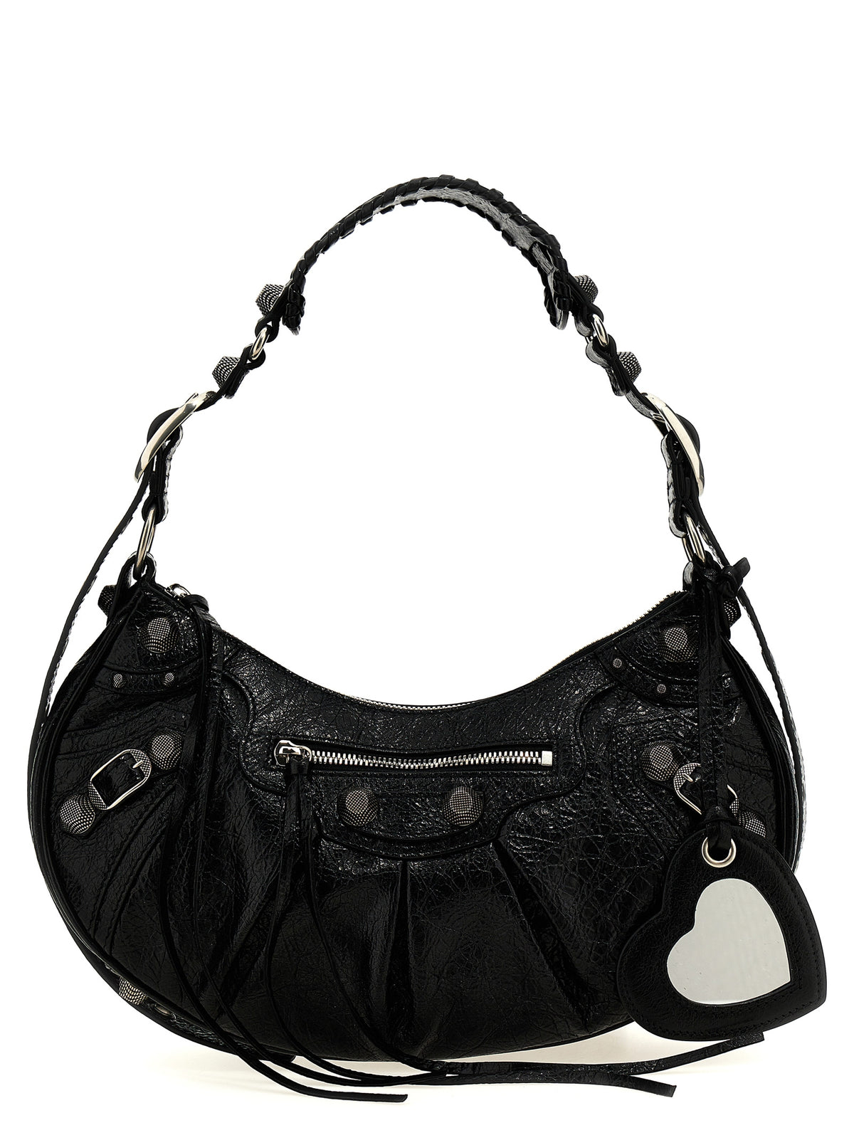 Balenciaga Le Cagole S skulderveske i svart lammeskinn