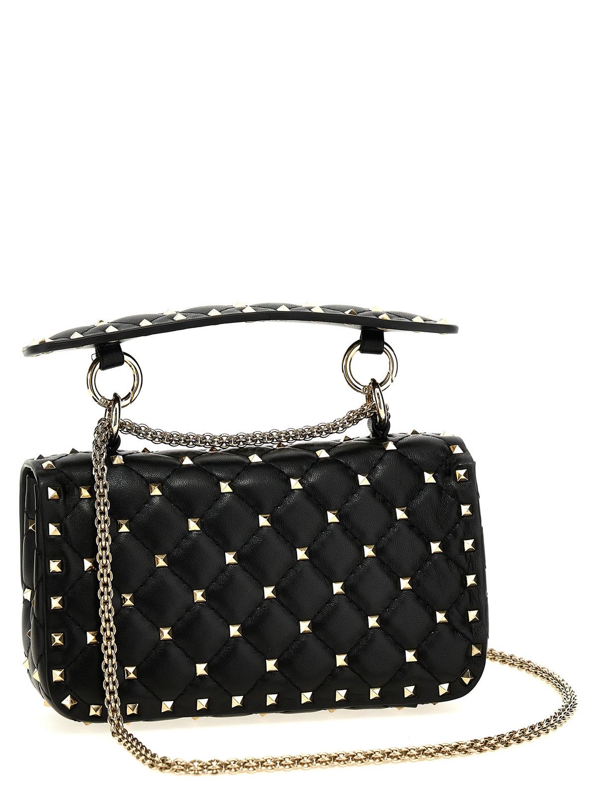 Valentino Garavani Black Lamb Leather Handbag