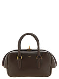 Balenciaga Bowling Le 7 liten håndveske i brunt lammeskinn