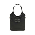 Miu Miu Black Calf Leather Bos Taurus Handbag