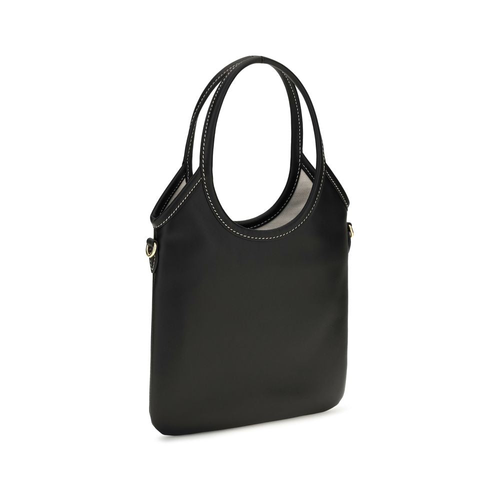 Miu Miu Black Calf Leather Bos Taurus Handbag