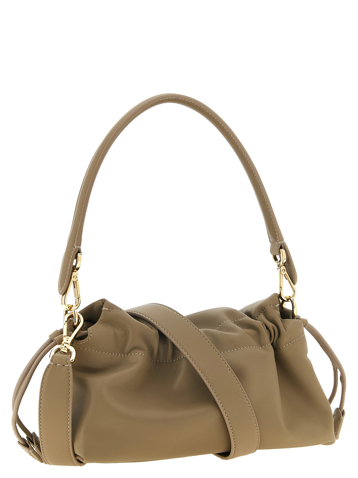 Fendi Baguette Soft Medium veske i beige lammeskinn – bilde 2
