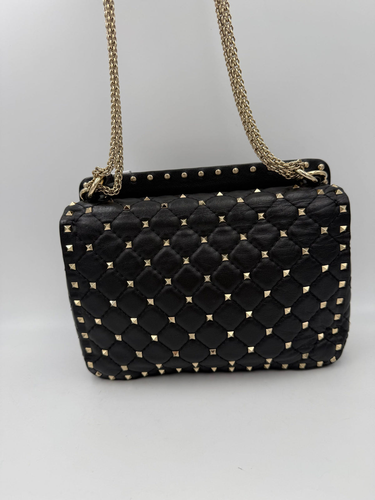 Valentino Garavani Rockstud Spike Bag in Black Leather – image 2