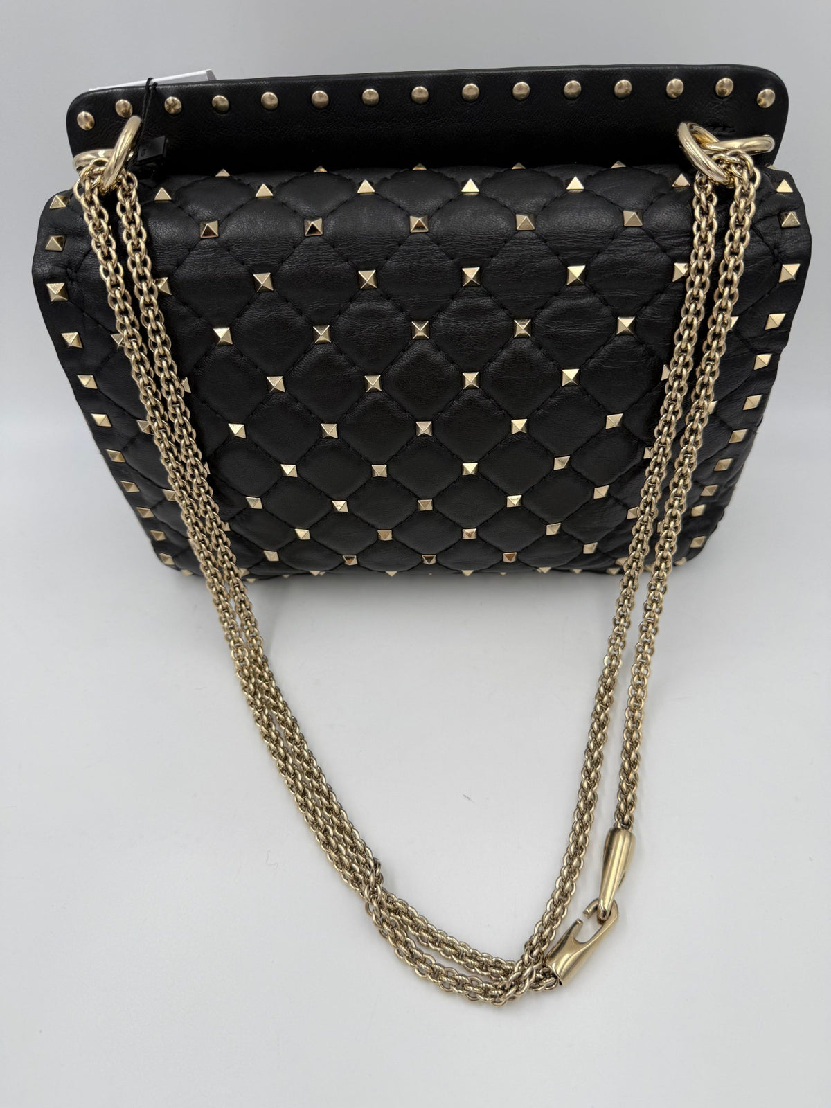 Valentino Garavani Rockstud Spike Bag in Black Leather – image 3