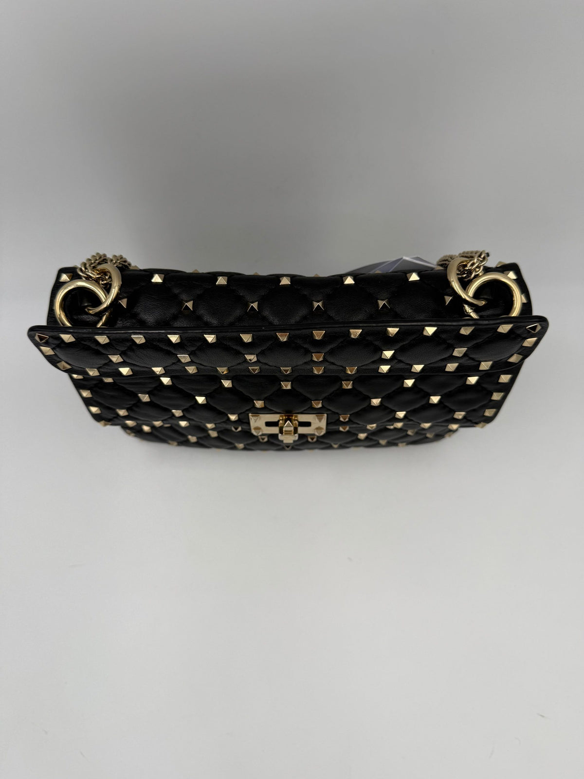 Valentino Garavani Rockstud Spike Bag in Black Leather – image 4