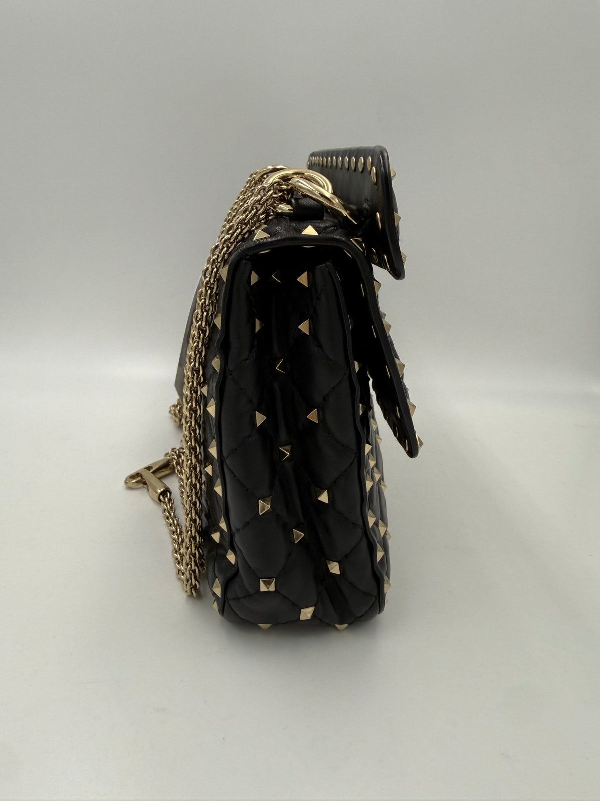 Valentino Garavani Rockstud Spike Bag in Black Leather – image 5