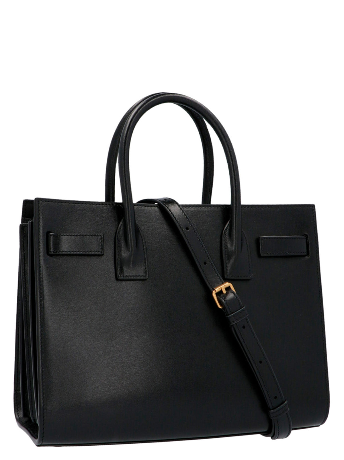 Saint Laurent Sac de Jour Baby Handbag in Black Calfskin Leather – image 2