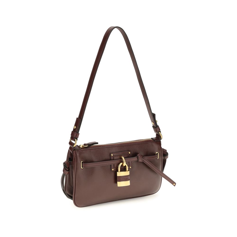 Chloé Paddington Sling Mini Shoulder Bag in Bordeaux Calf Leather – image 2