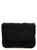 Saint Laurent Niki Messenger crossbody-veske i svart nylon