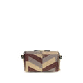 Valentino Garavani Panthea Chevron liten veske i flerfarget nappaskinn