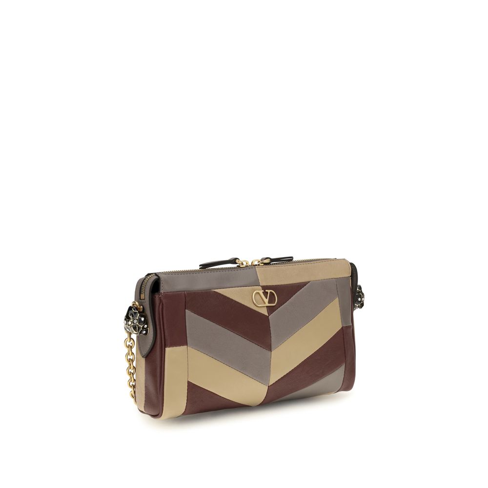 Valentino Garavani Panthea Chevron liten veske i flerfarget nappaskinn – bilde 2