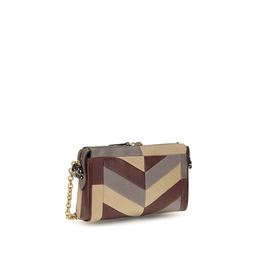 Valentino Garavani Panthea Chevron liten veske i flerfarget nappaskinn – bilde 3