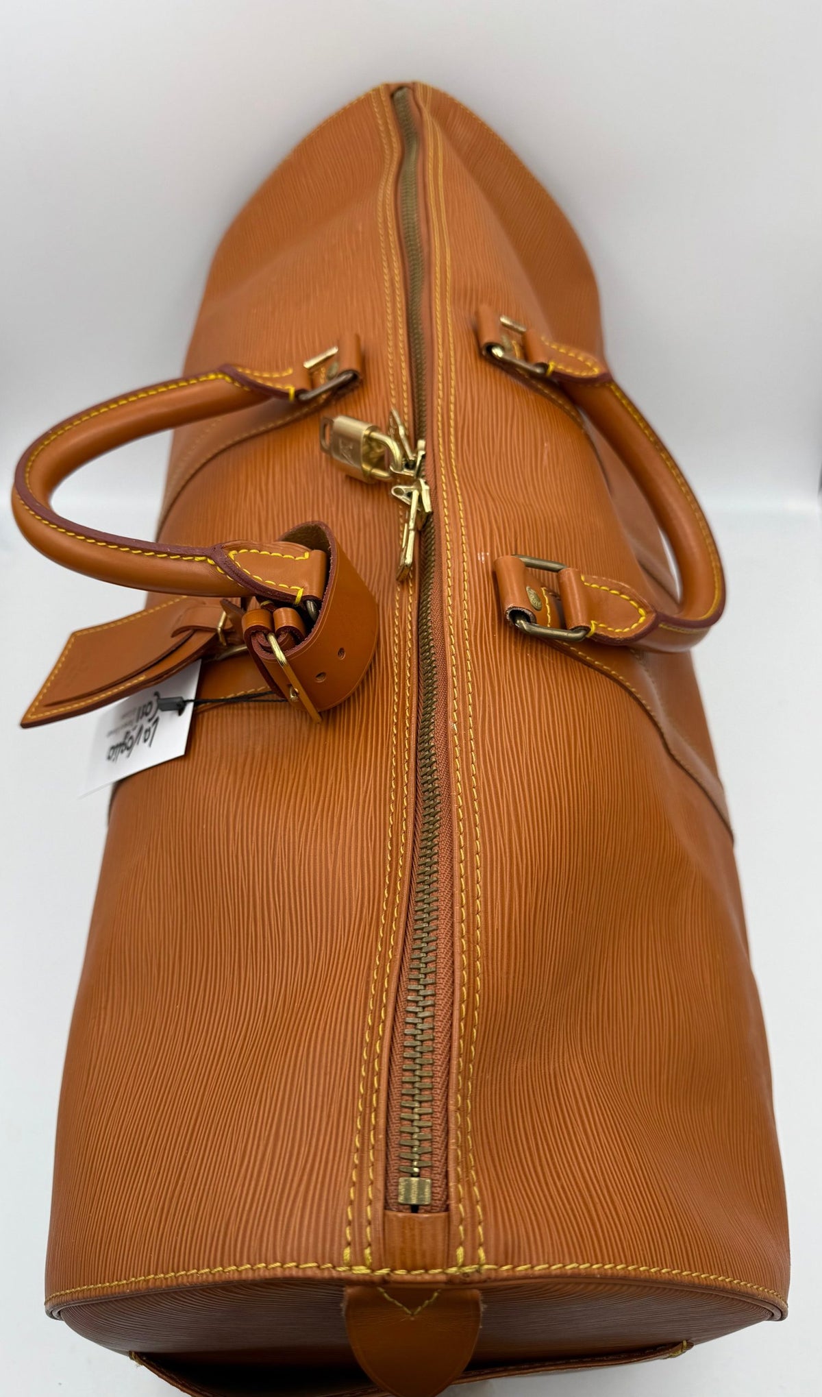 Louis Vuitton Keepall 50 Travel Bag in Honey Epi Leather – image 3