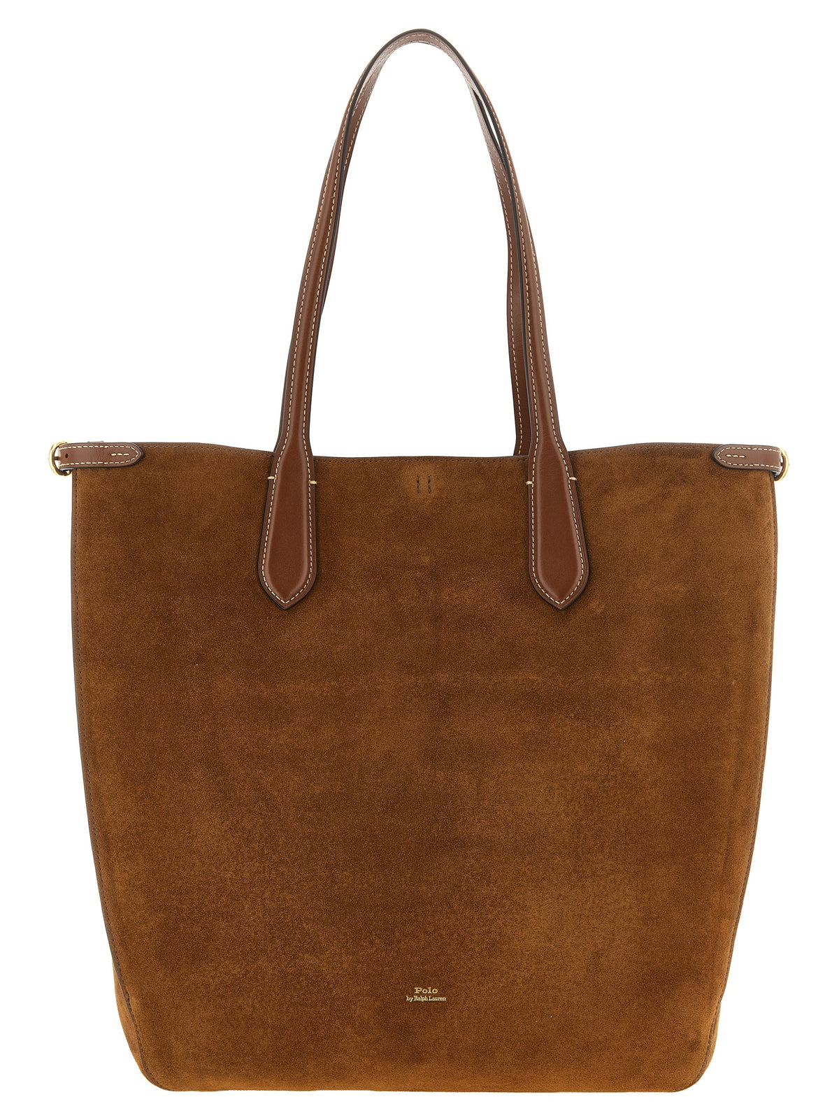 Polo Ralph Lauren Bellport Shoulder Bag in Brown Suede