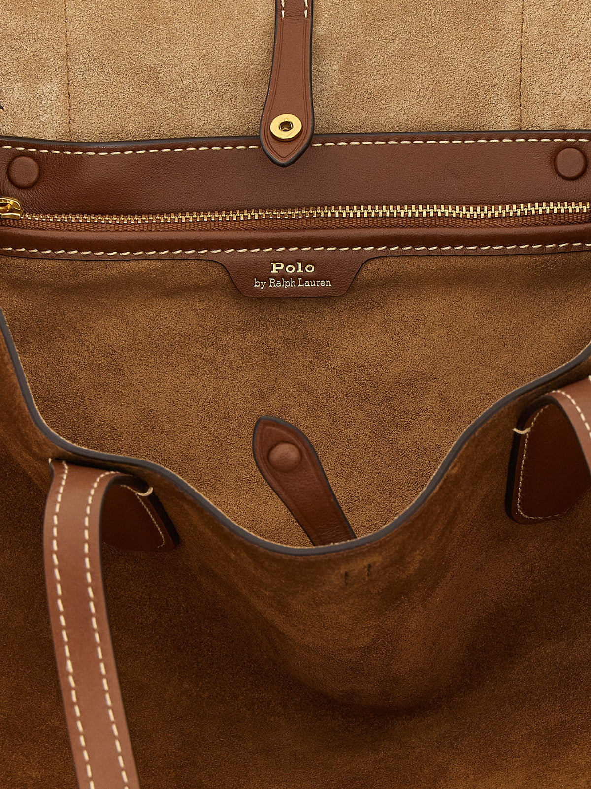 Polo Ralph Lauren Bellport Shoulder Bag in Brown Suede – image 4