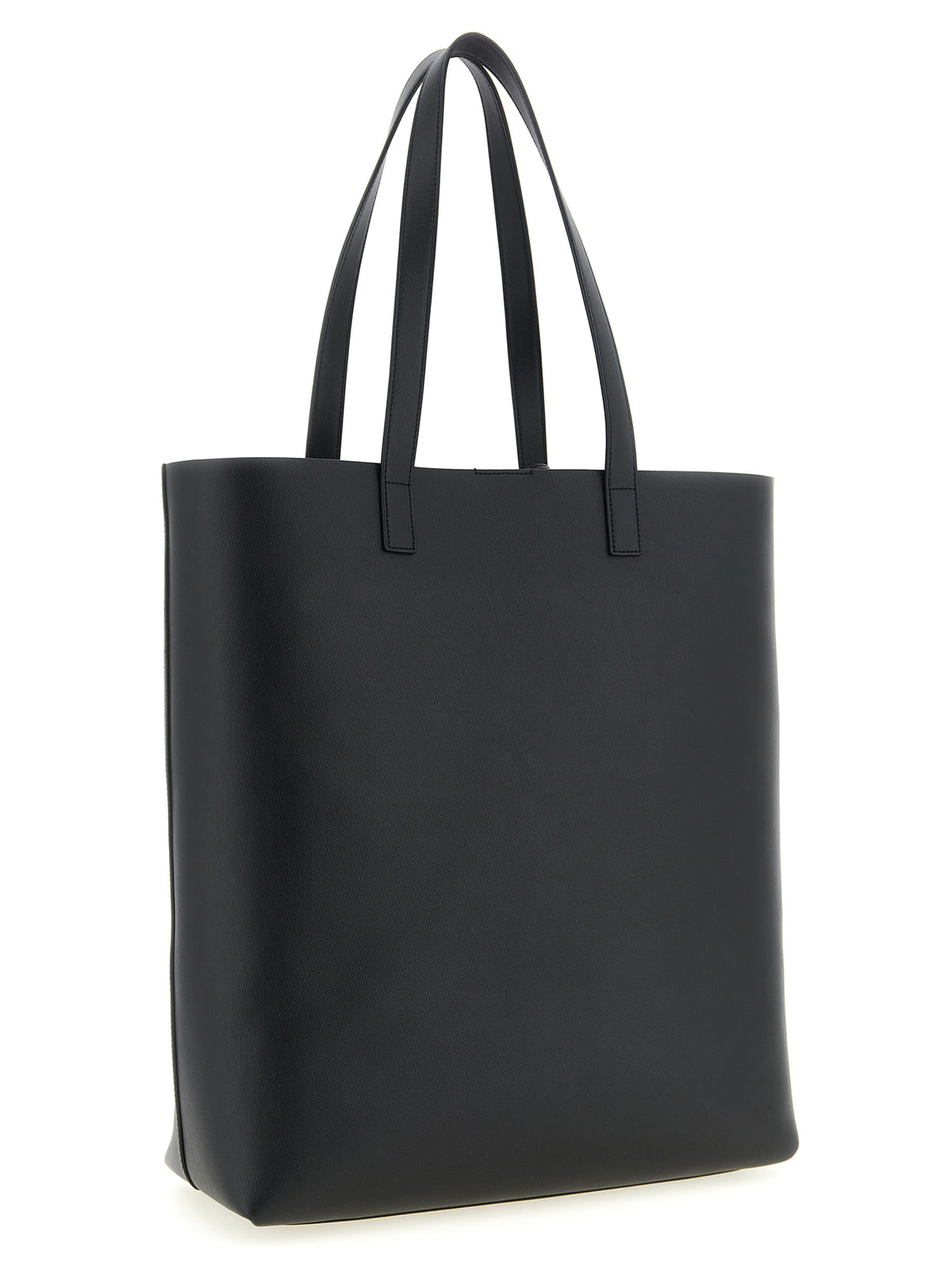 Saint Laurent Logo Tote Bag in Black Calfskin – image 2
