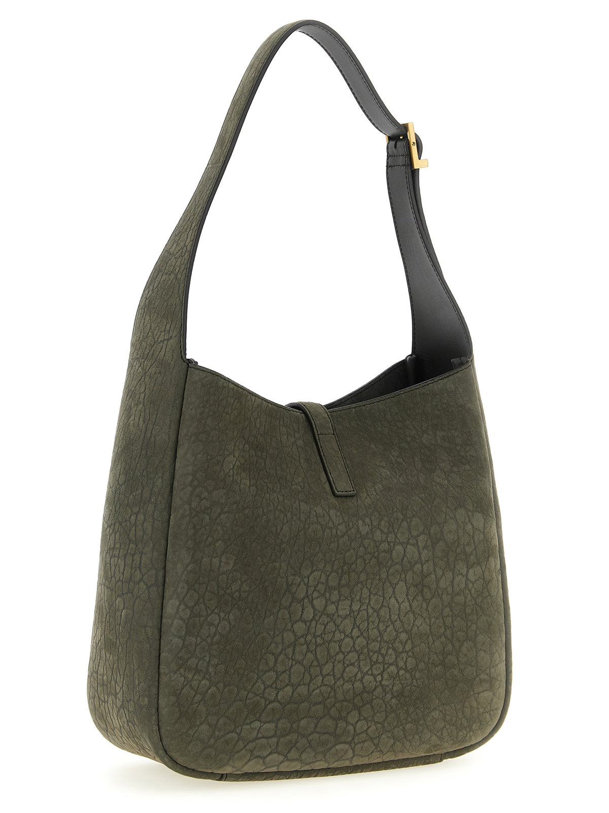 Saint Laurent Le 5 à 7 Micro Shoulder Bag in Grey Lambskin – image 2