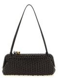 Jacquemus La Grande Pochette Salon Bag in Brown Woven Leather