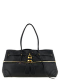Chloé Paddington Sling Large Shoulder Bag in Black Lambskin