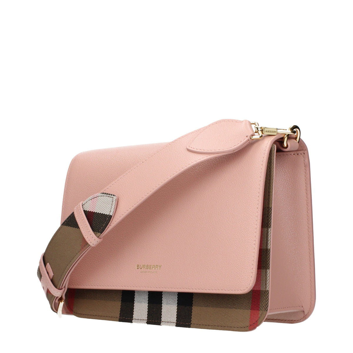Burberry crossbody-veske i rosa skinn – bilde 2