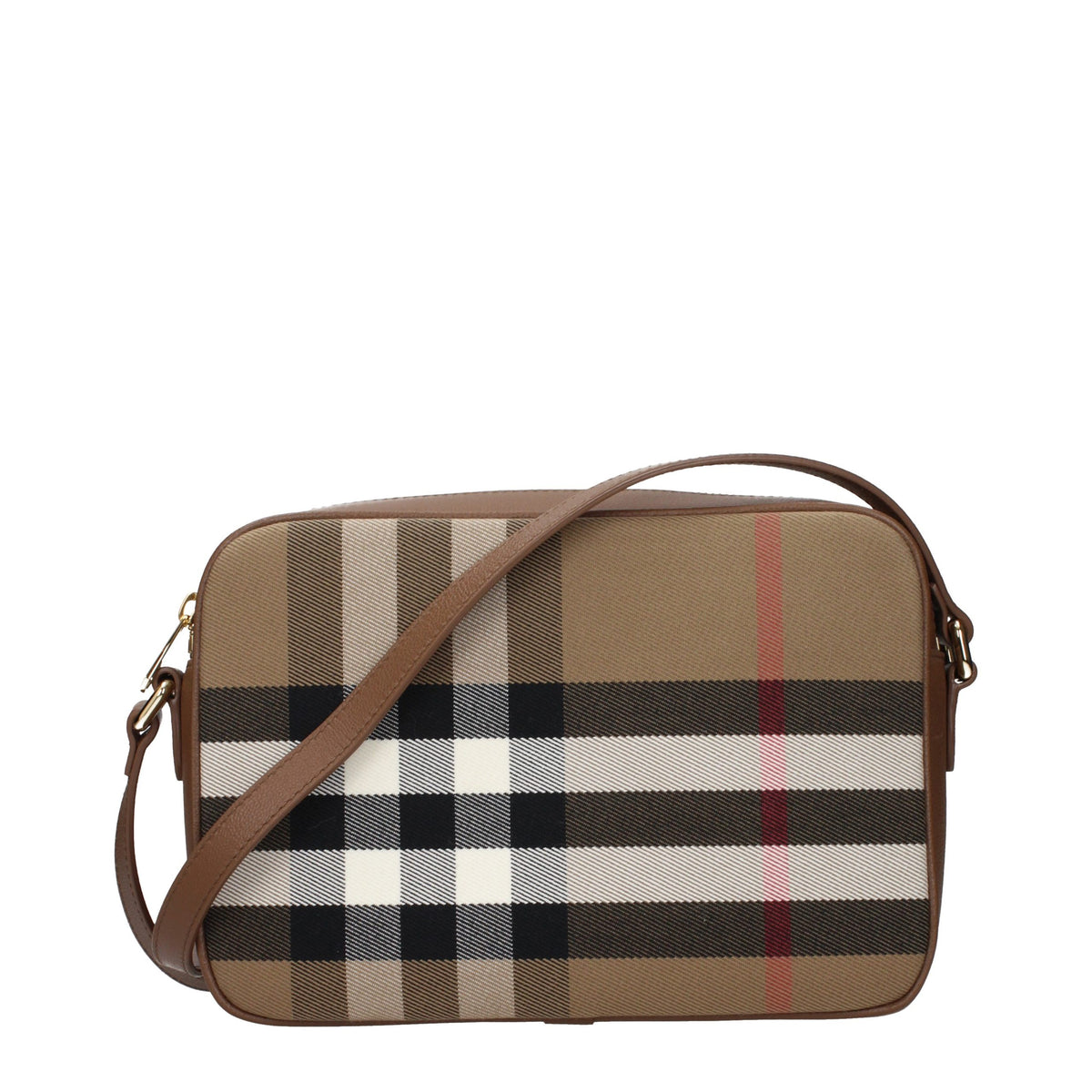 Burberry crossbody-veske i beige stoff