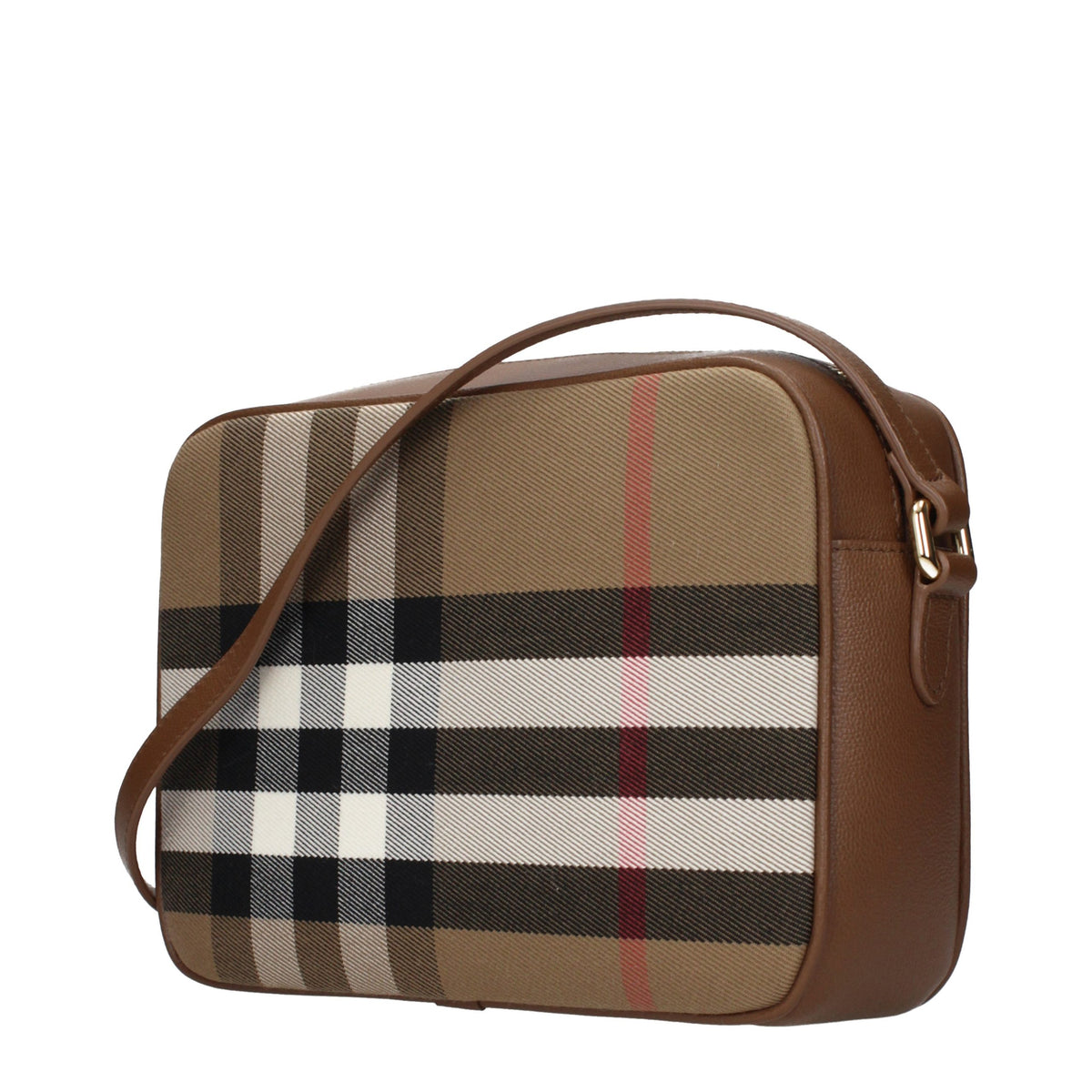 Burberry crossbody-veske i beige stoff – bilde 2
