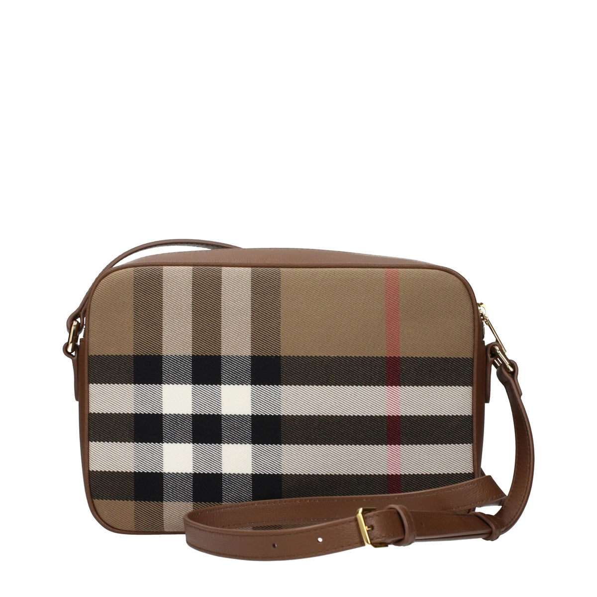 Burberry crossbody-veske i beige stoff – bilde 3