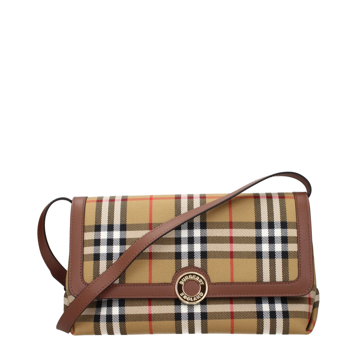 Burberry Crossbody Bag in Beige Fabric