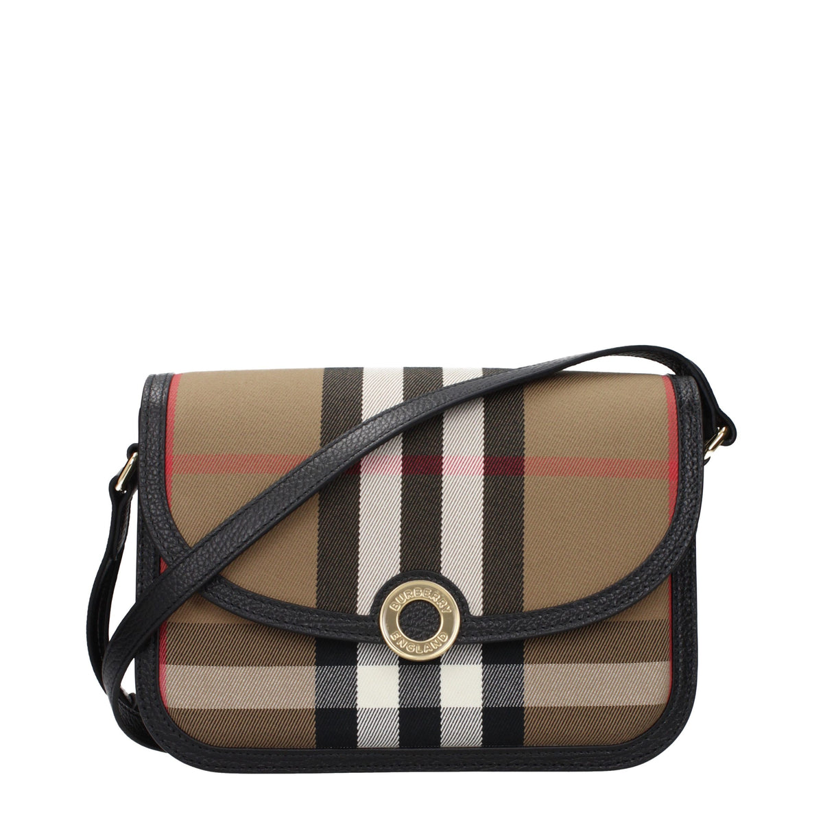 Burberry crossbody-veske i brunt stoff