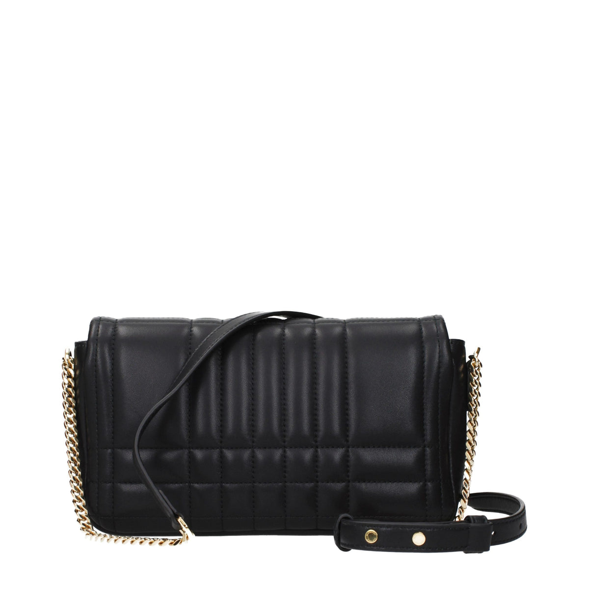Burberry crossbody-veske med vintageeffekt i svart skinn – bilde 3